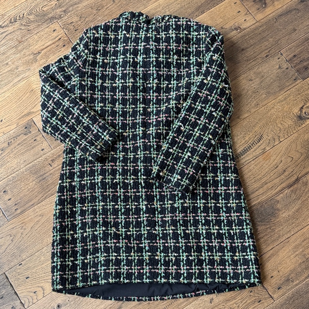 Tuckernuck Holly Tinsel Tweed Long Sleeve Jackie Dress size L - Picture 6 of 7